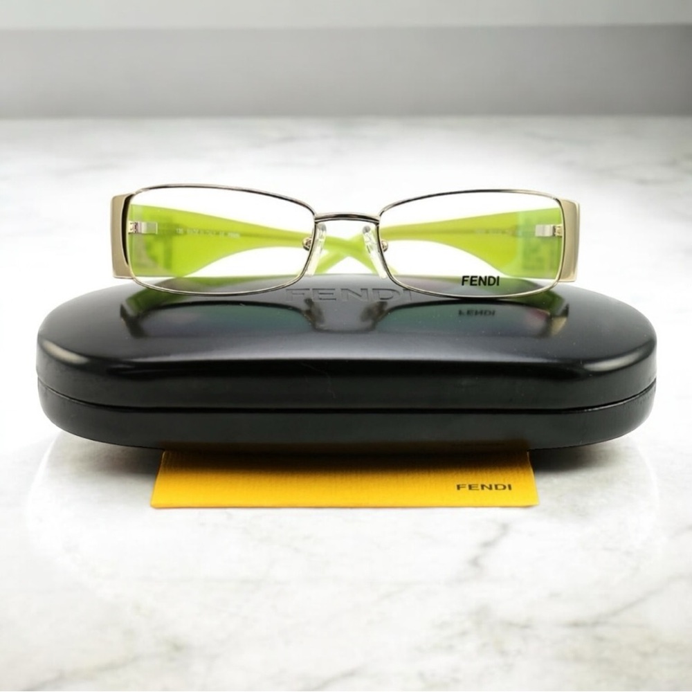 FENDI Womens's Eyeglasses F923R 714 Gold/Light Green